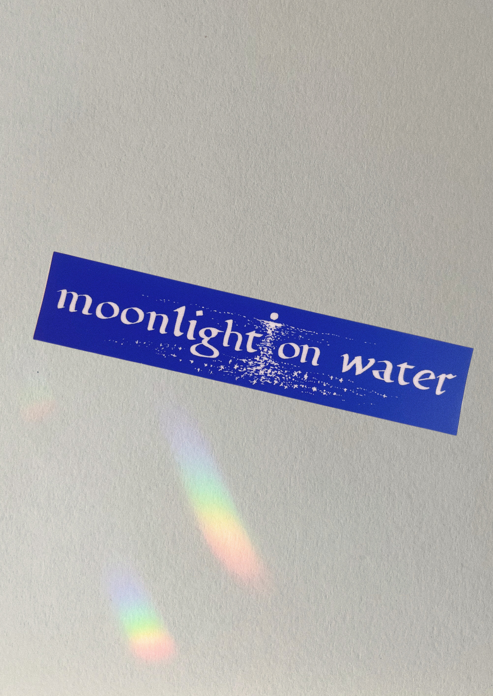 Moonlight on Water Bumper Sticker