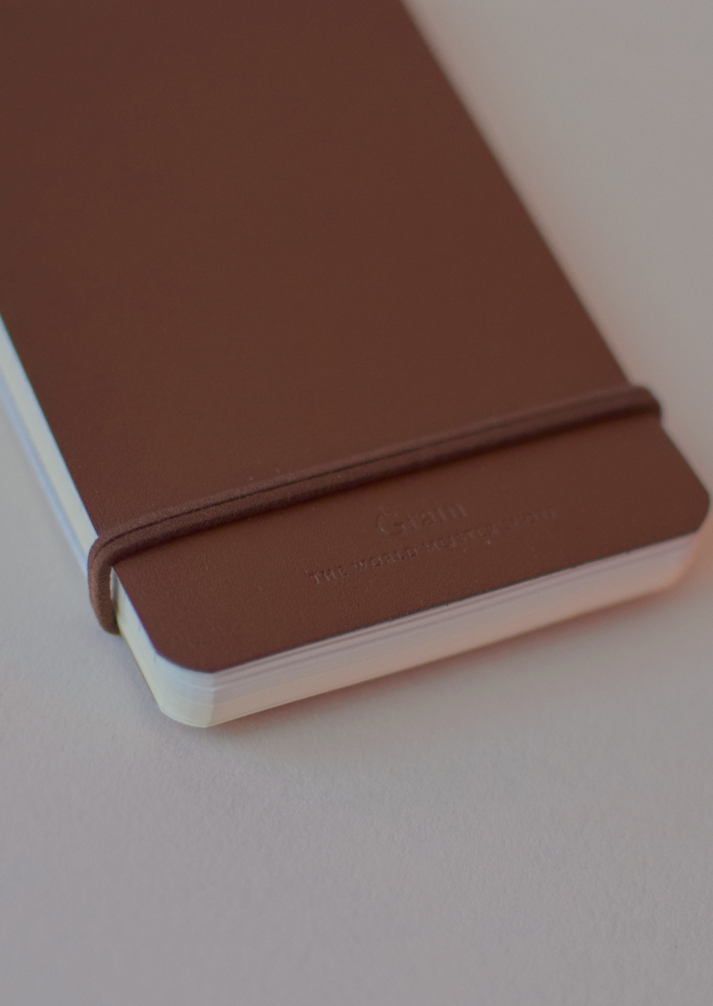 Grain Leather Memo Pad