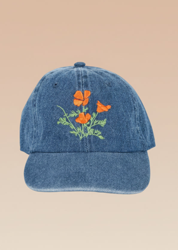 Gravel & Gold - Poppy Cap - Dark Denim – VISIONS
