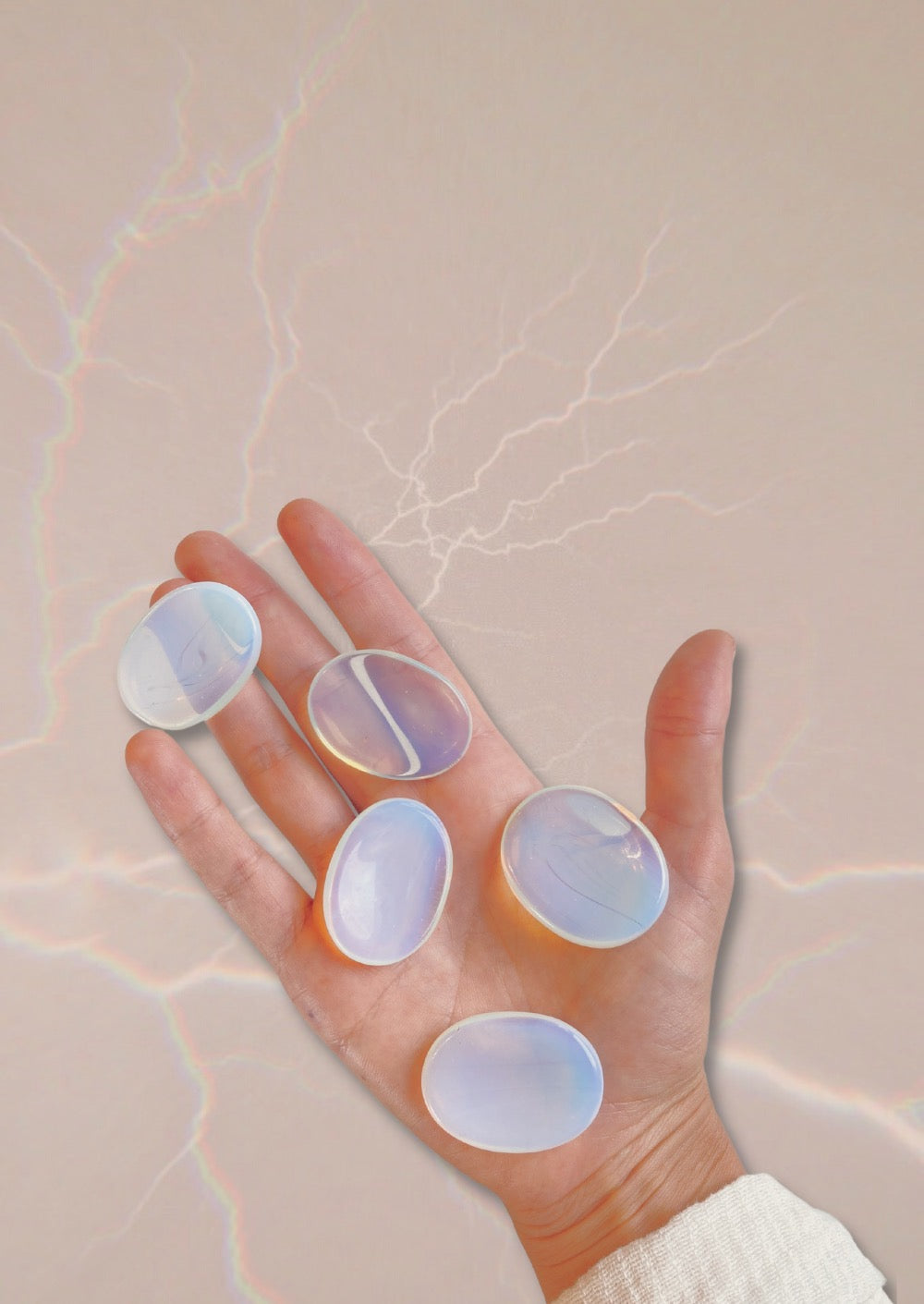 Opalite Worry Stone