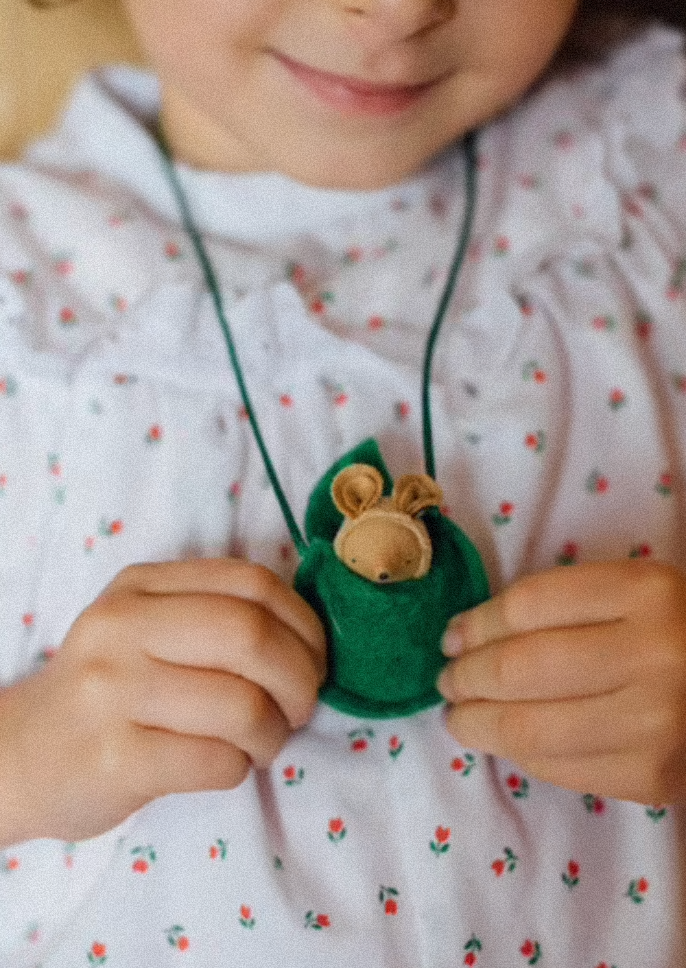 Fairy Shadow Mouse Necklace