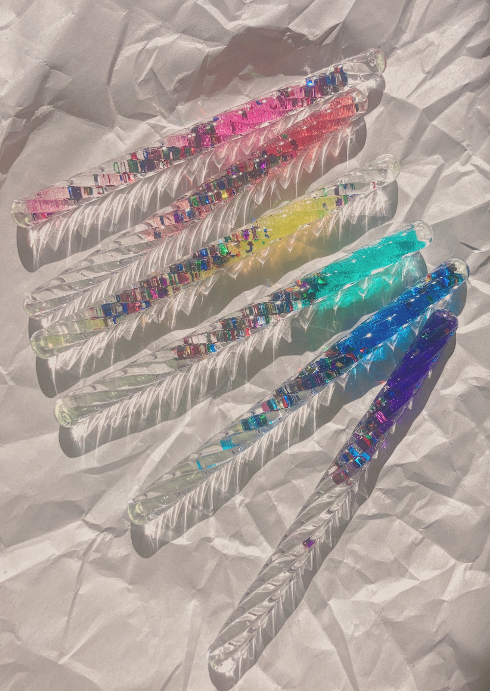 Mini Glitter Spiral Wand