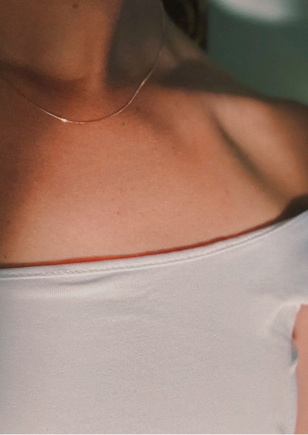 14k Gold Box Chain Necklace