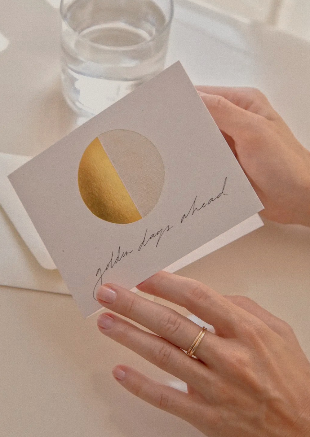 Golden Days Ahead Card