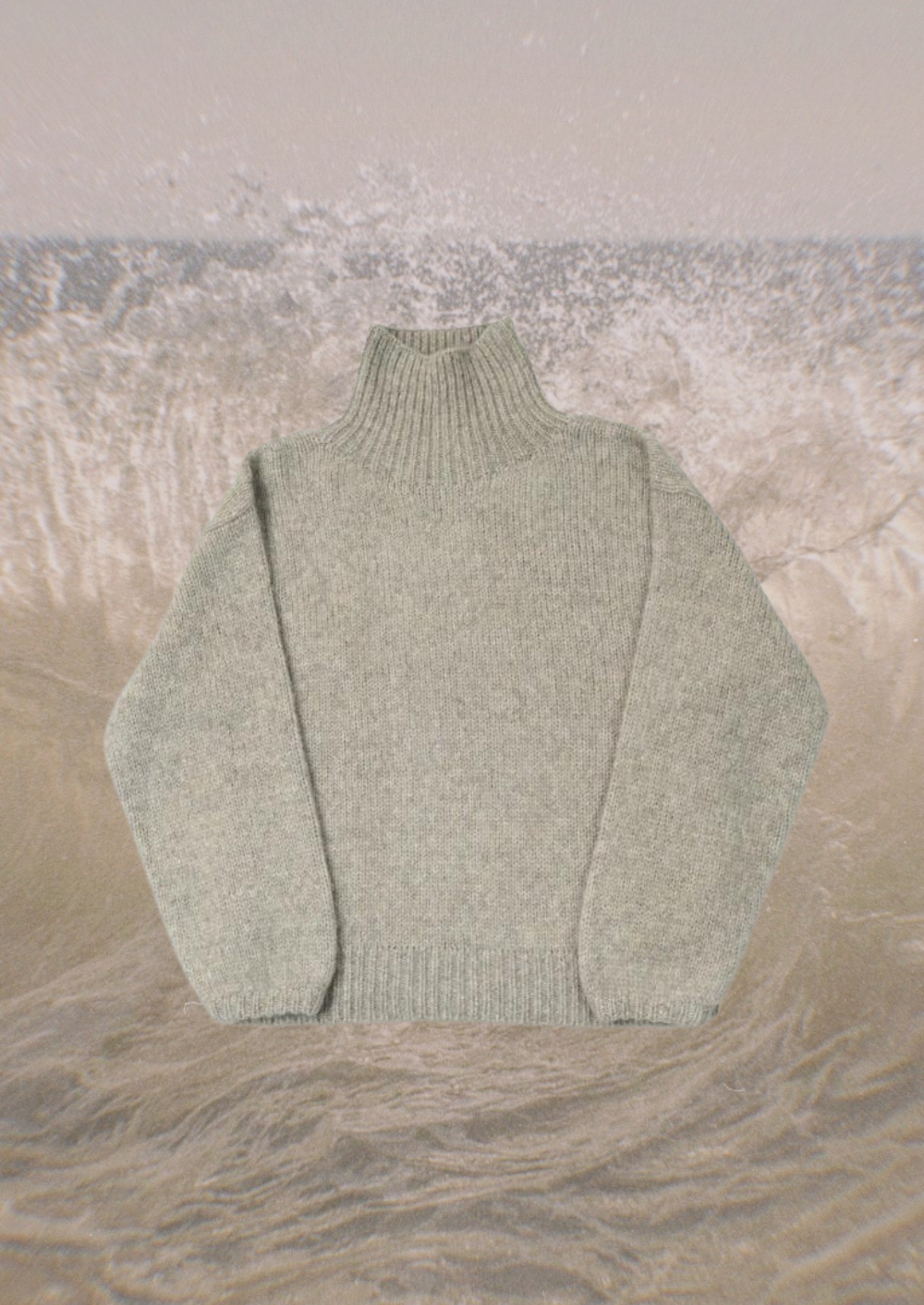 Micaela Greg Funnel Neck Sweater